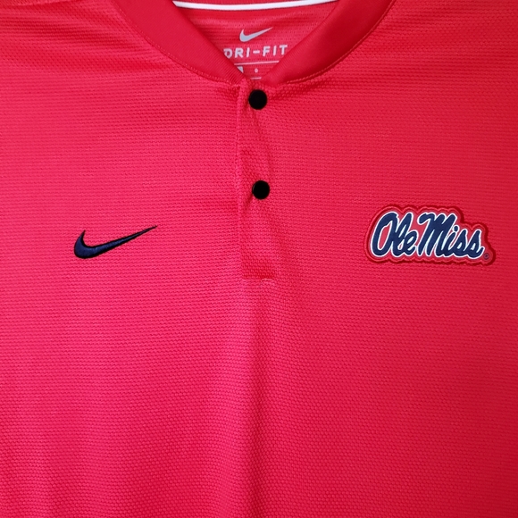 Nike Dri Fit Blade Collar Polo Size L 